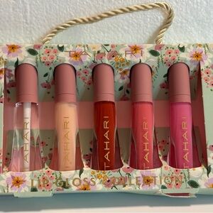 Tahari Lip Gloss Collection - Red, Pink, Cream Shades